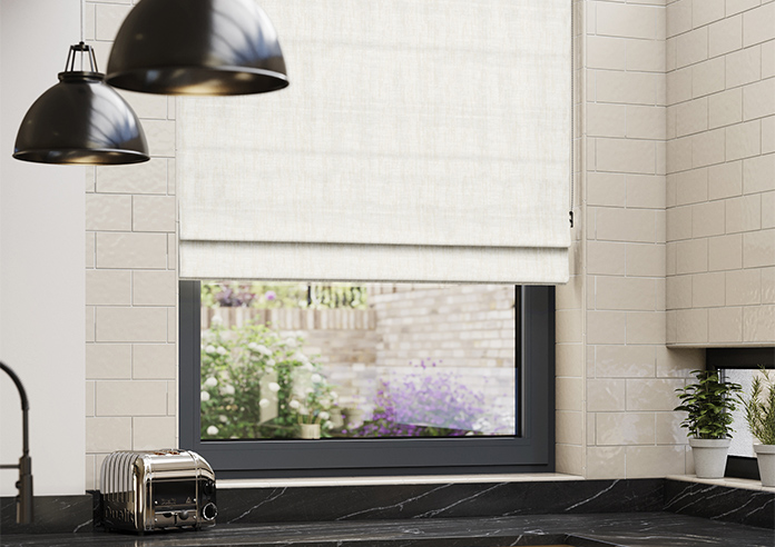 Laura Ashley Ambrose Pale, Natural - Twist&Fit Roman Blind - Image 5